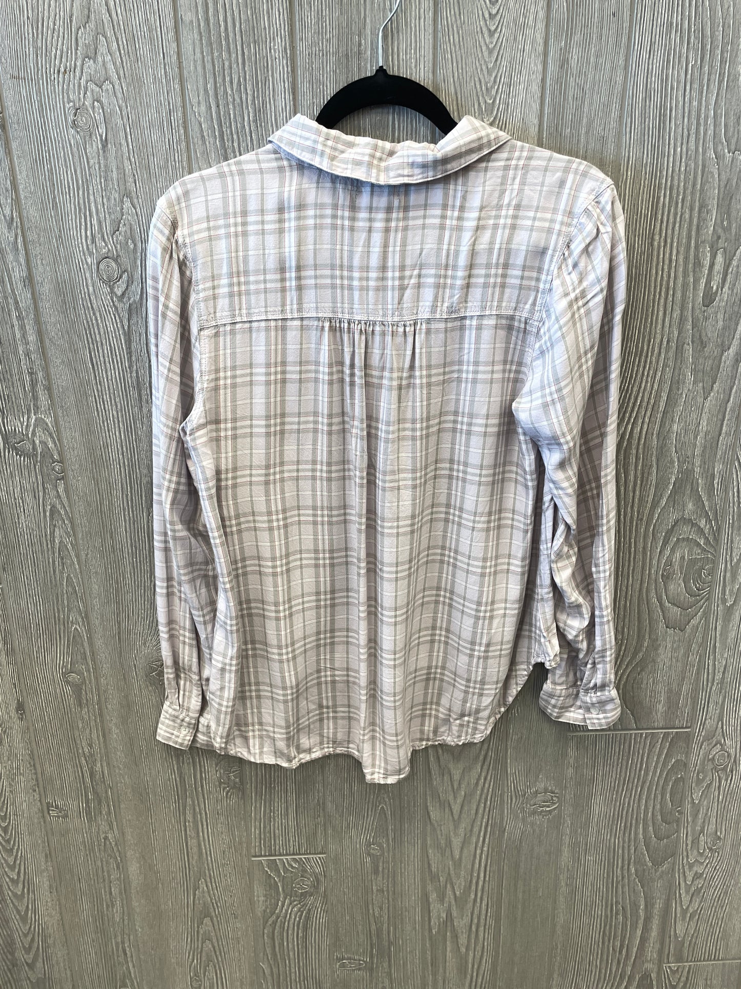 Top Long Sleeve By Falls Creek In Grey, Size: M