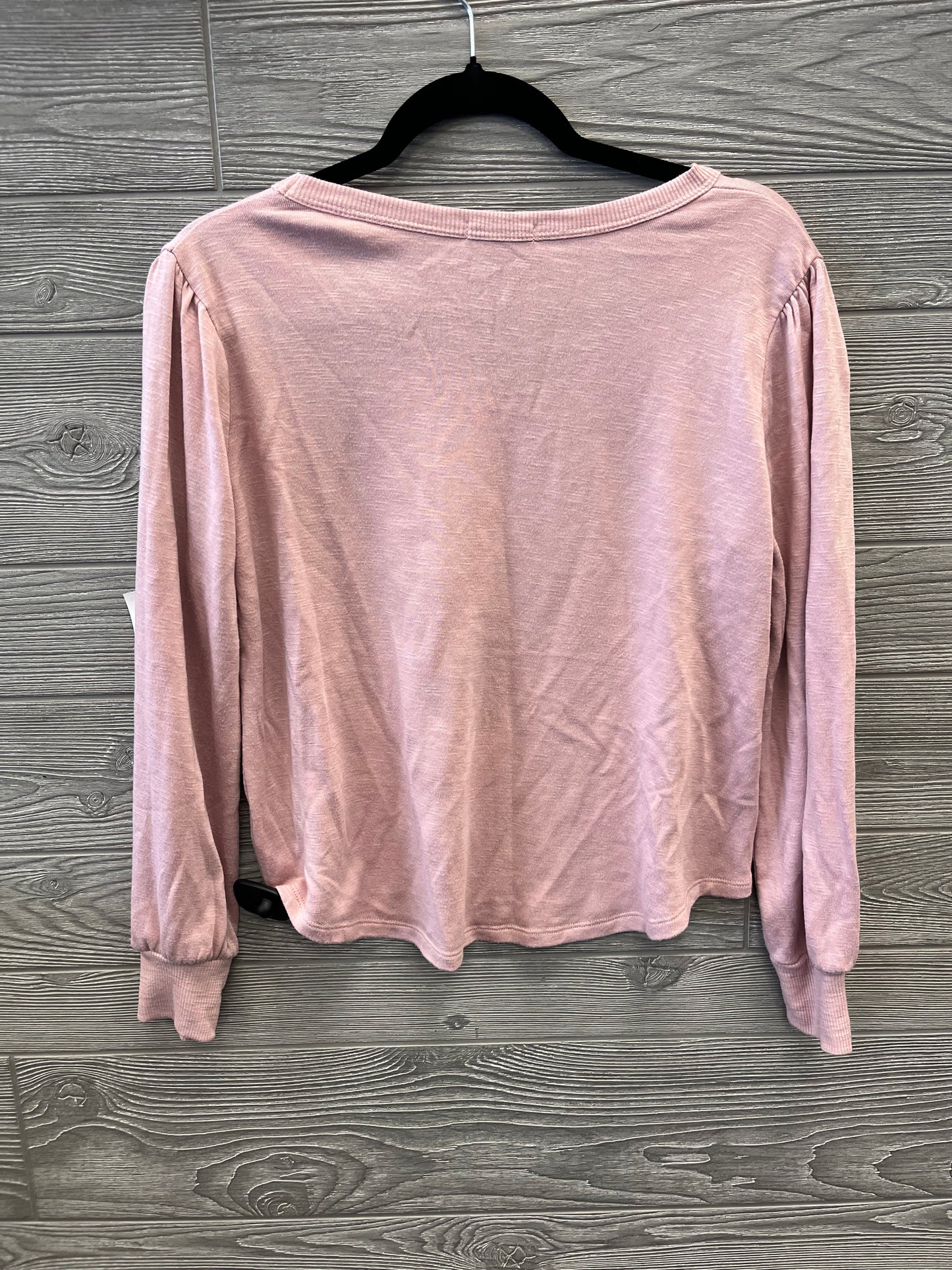 Top Long Sleeve By Falls Creek In Pink, Size: L