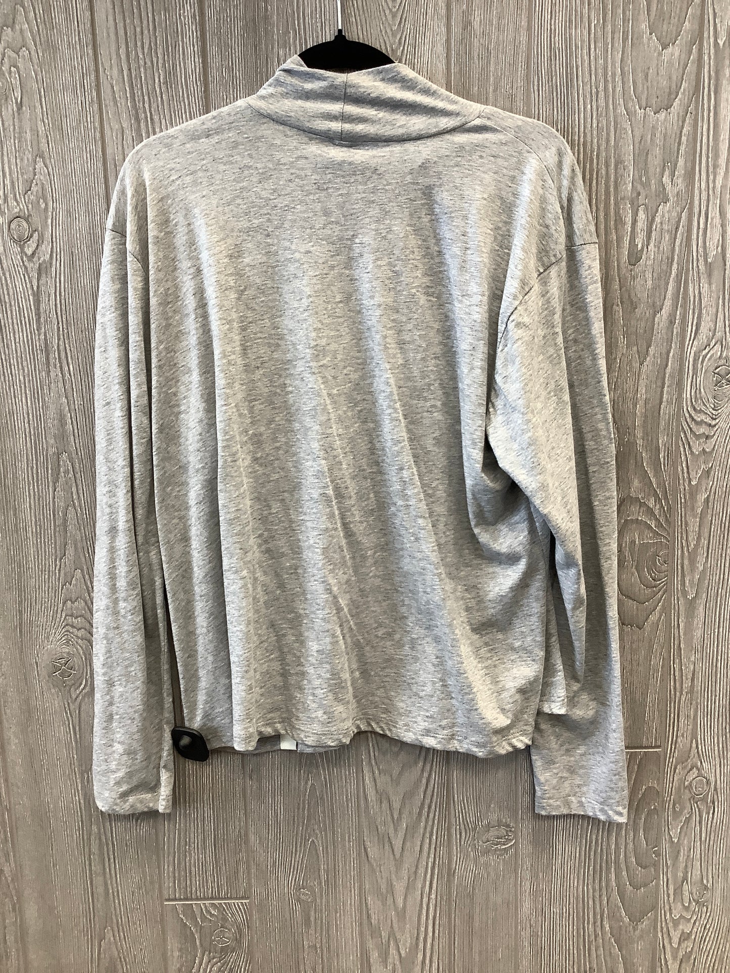 Top Long Sleeve By Clothes Mentor In Grey, Size: Xl