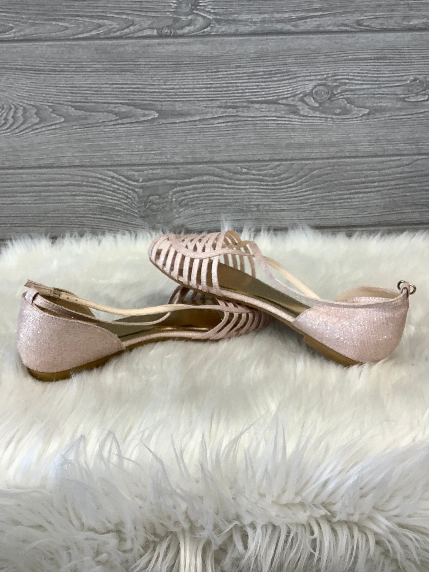 Shoes Flats By Bamboo In Rose Gold, Size: 8