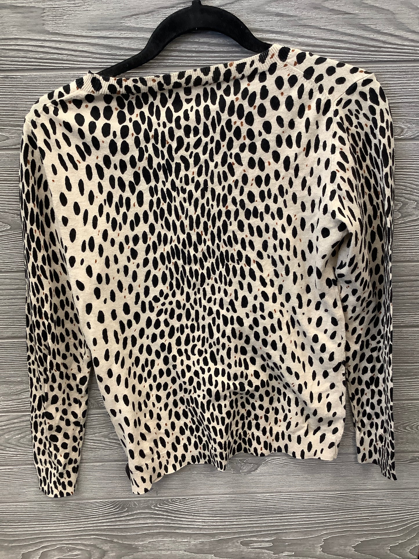 Top Long Sleeve By J. Crew In Animal Print, Size: Xs