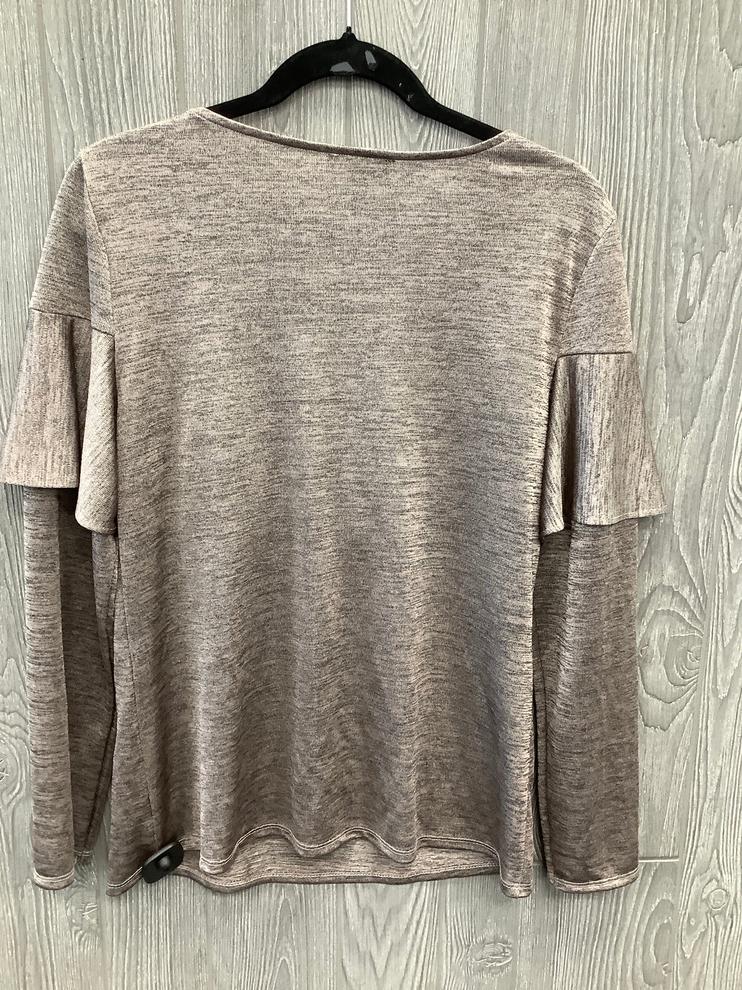 Top Long Sleeve By Alyx In Silver, Size: L