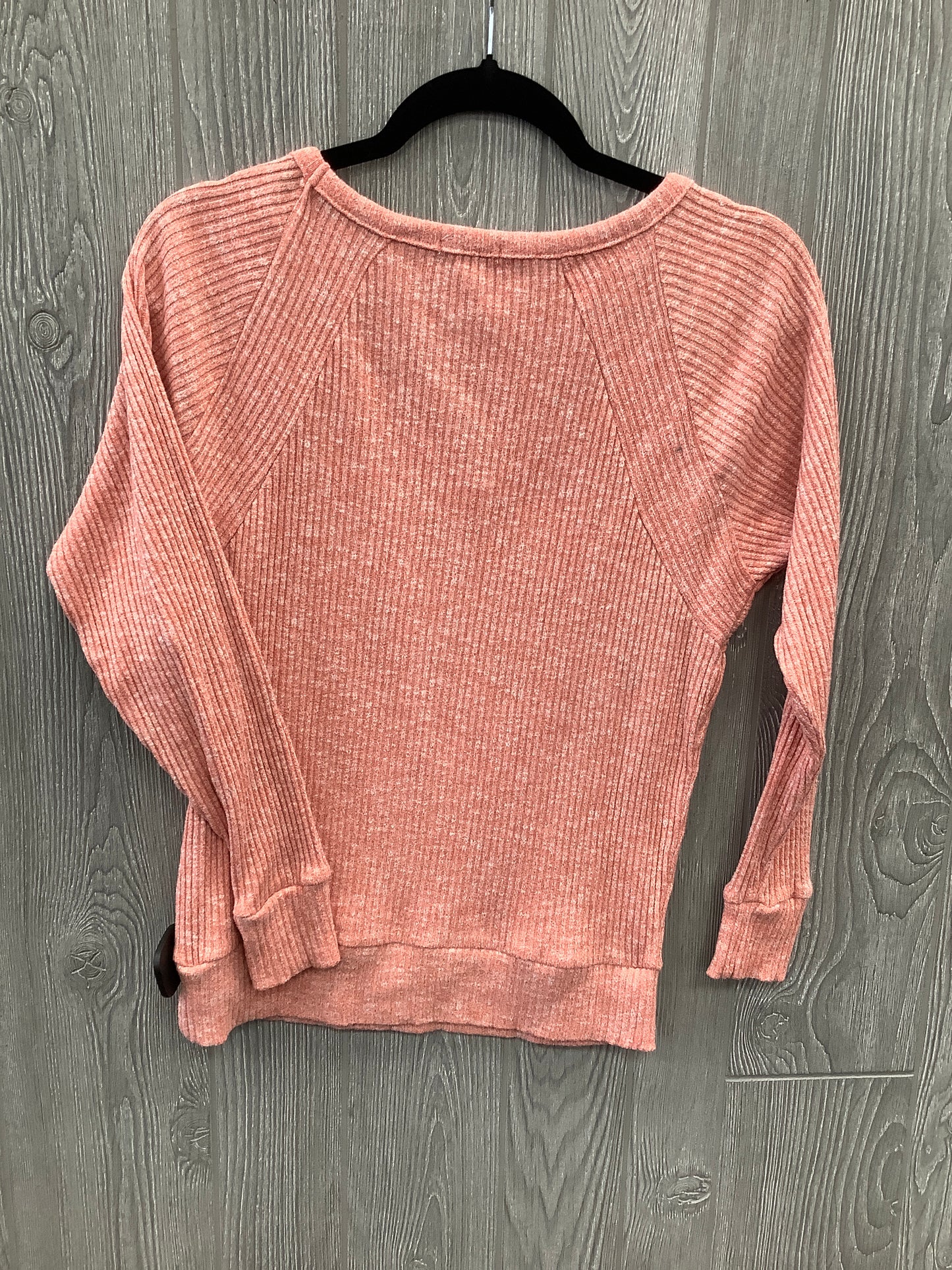 Top Long Sleeve By Falls Creek In Orange, Size: S