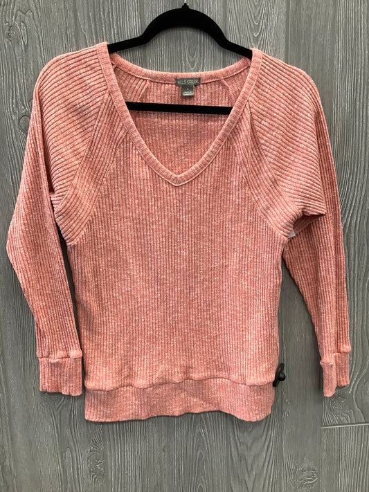 Top Long Sleeve By Falls Creek In Orange, Size: S