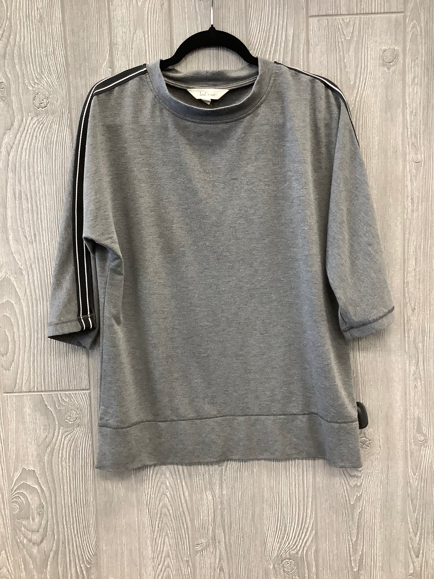 Top Long Sleeve By Clothes Mentor In Grey, Size: M