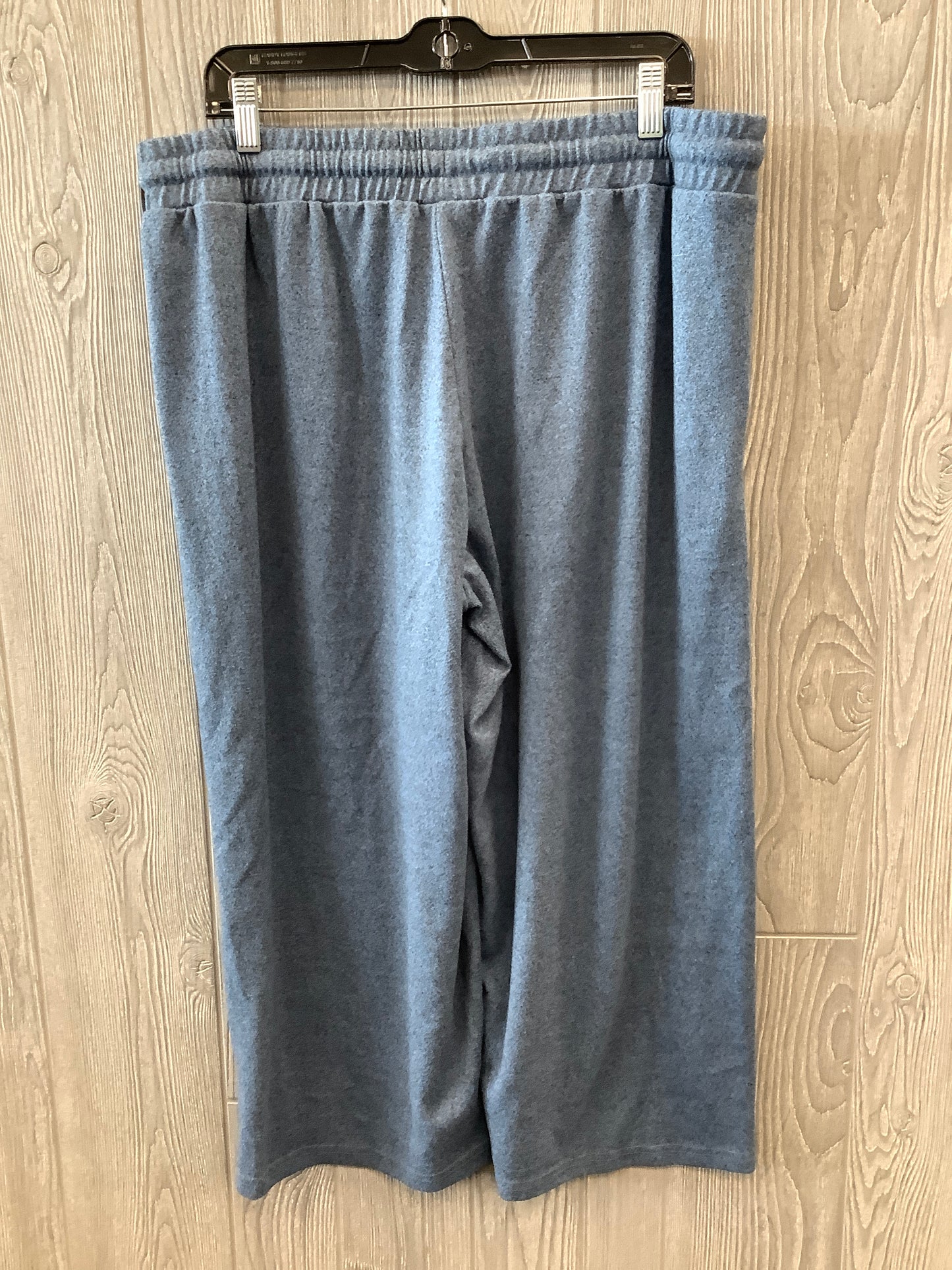 Athletic Capris By Time And Tru In Blue, Size: Xxl