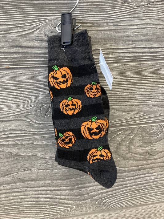 Socks By Clothes Mentor In Black & Orange