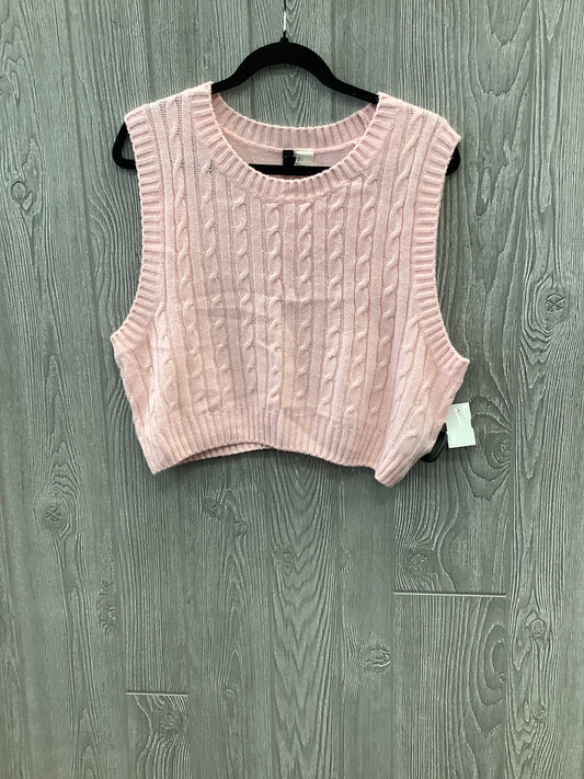 Vest Other By Divided In Pink, Size: L