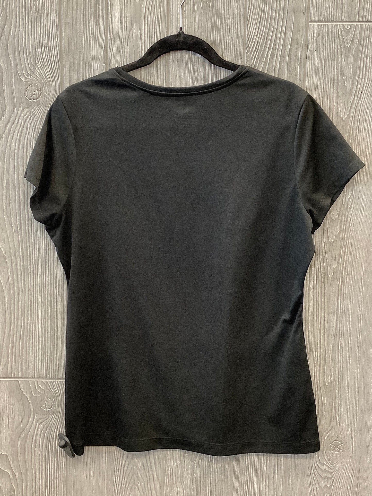 Athletic Top Short Sleeve By Danskin Now In Black, Size: Xl