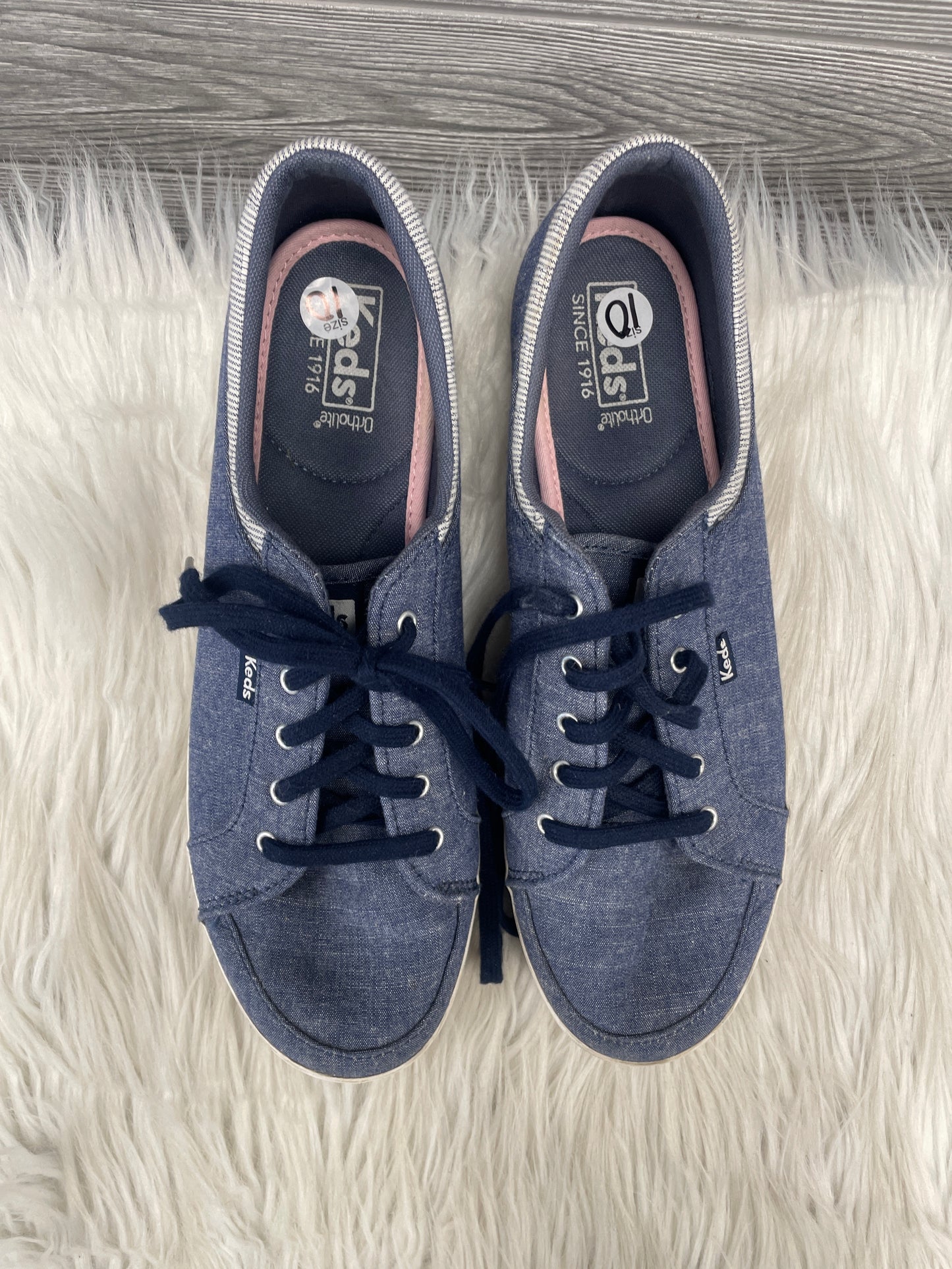 Shoes Sneakers By Keds In Blue, Size: 10