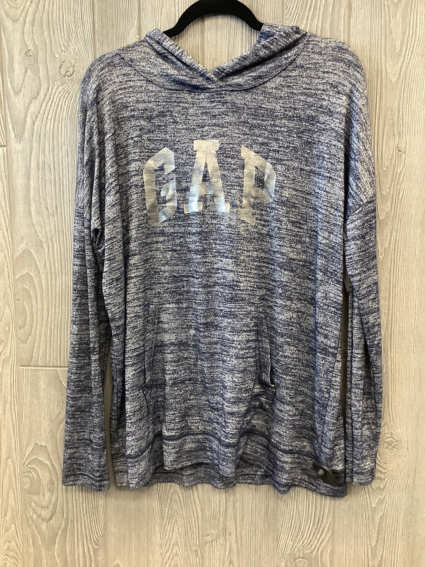 Top Long Sleeve By Gap In Blue, Size: Xl