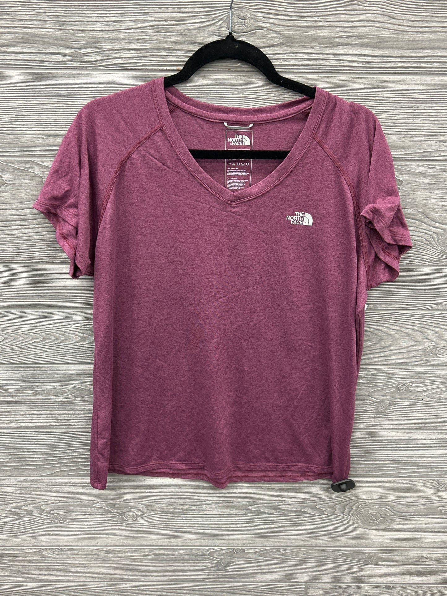 Athletic Top Short Sleeve By The North Face In Purple, Size: Xxs