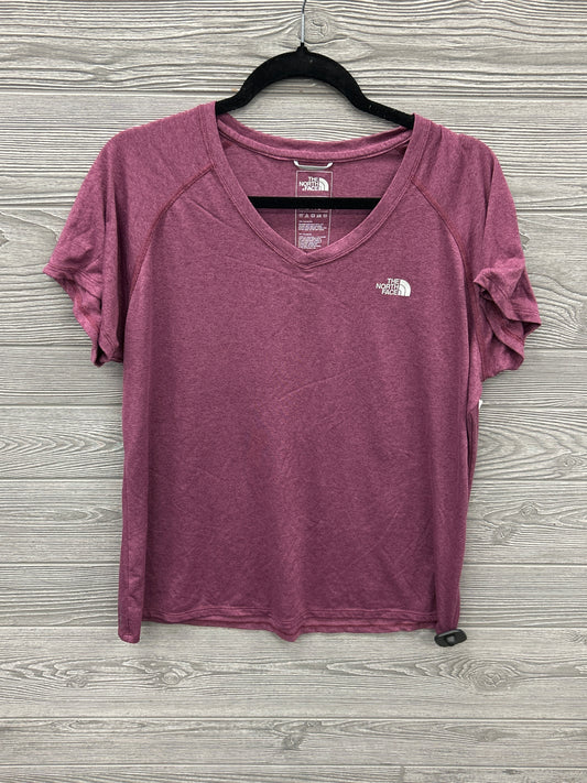 Athletic Top Short Sleeve By The North Face In Purple, Size: Xxs