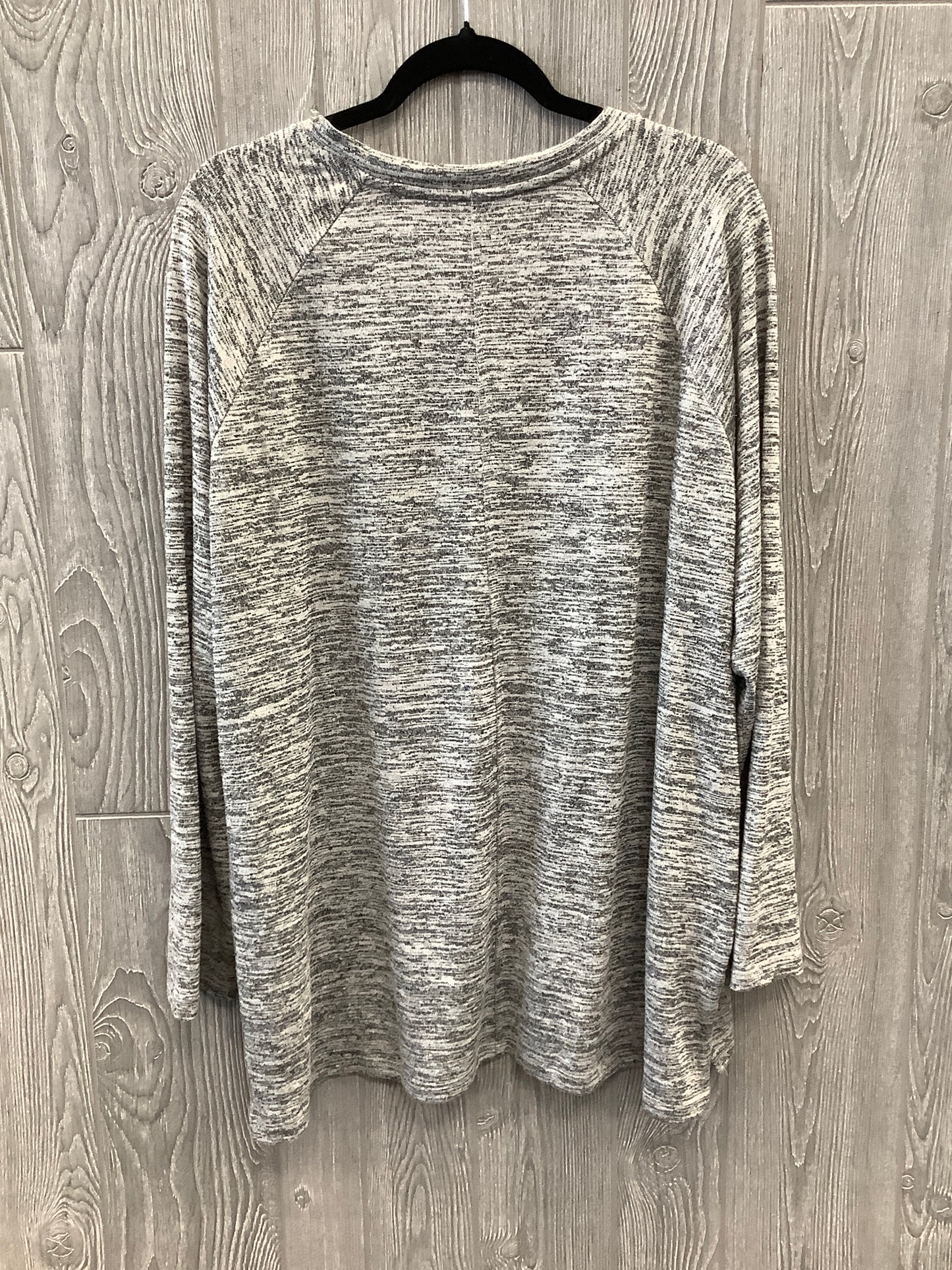 Top Long Sleeve By Banana Republic In Grey, Size: Xxl