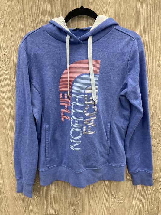 Athletic Sweatshirt Hoodie By The North Face In Blue, Size: M