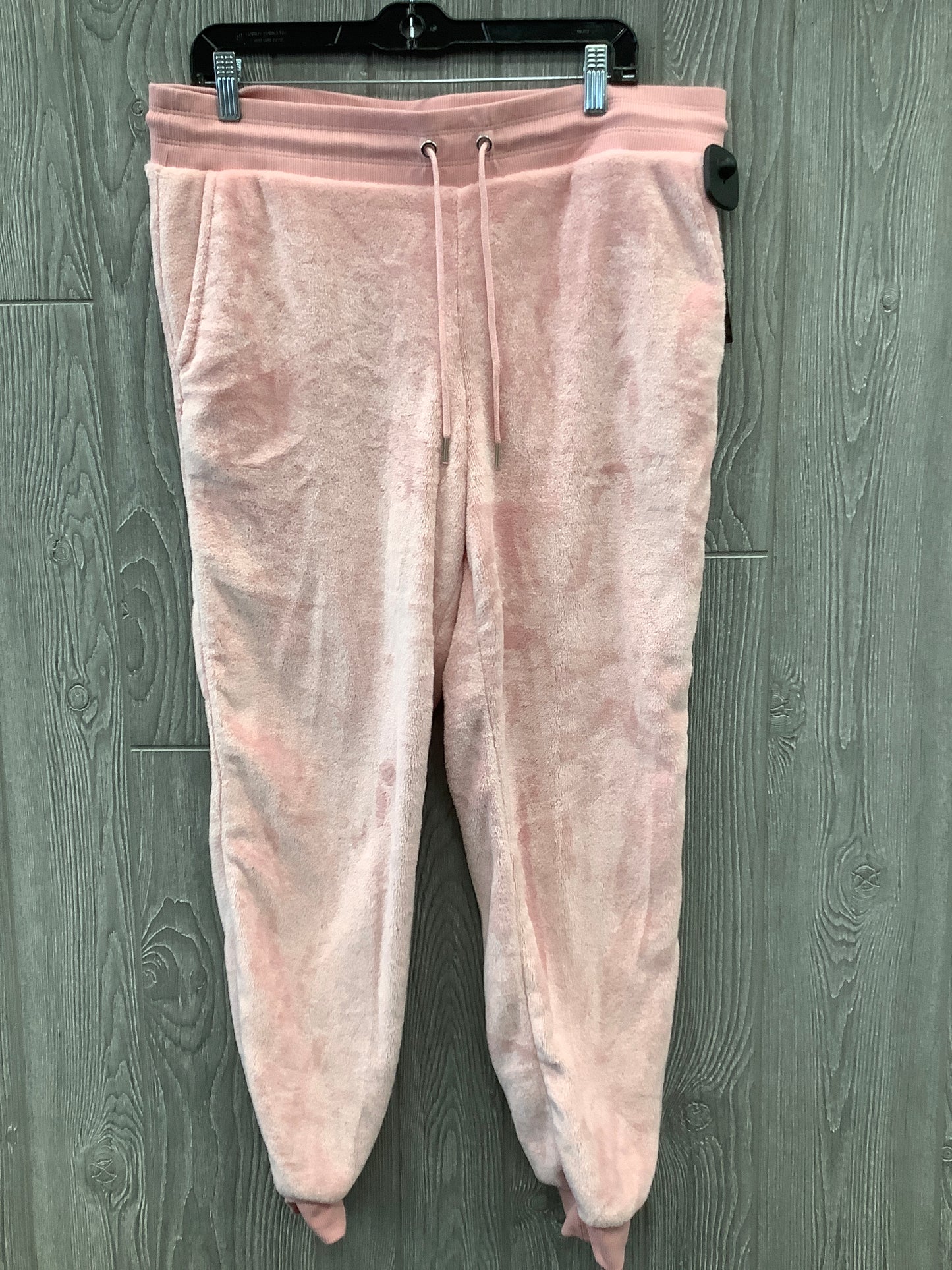 Athletic Pants By Athletic Works In Pink, Size: L