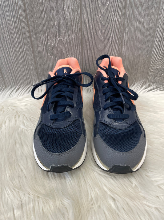 Shoes Athletic By Nike In Blue & Orange, Size: 9.5