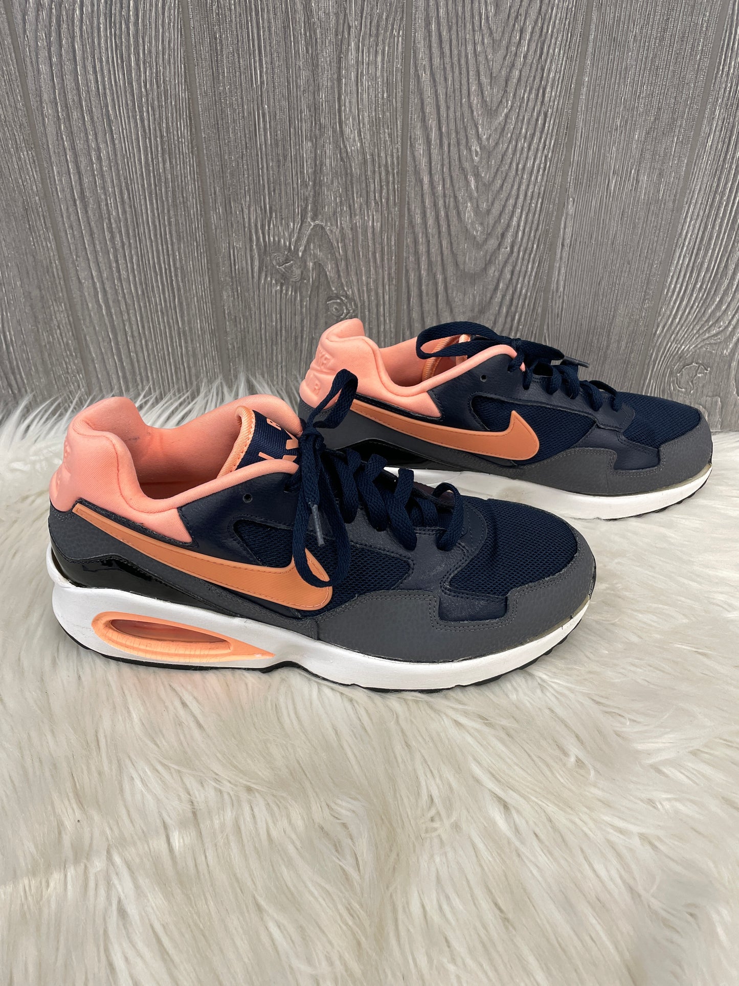 Shoes Athletic By Nike In Blue & Orange, Size: 9.5