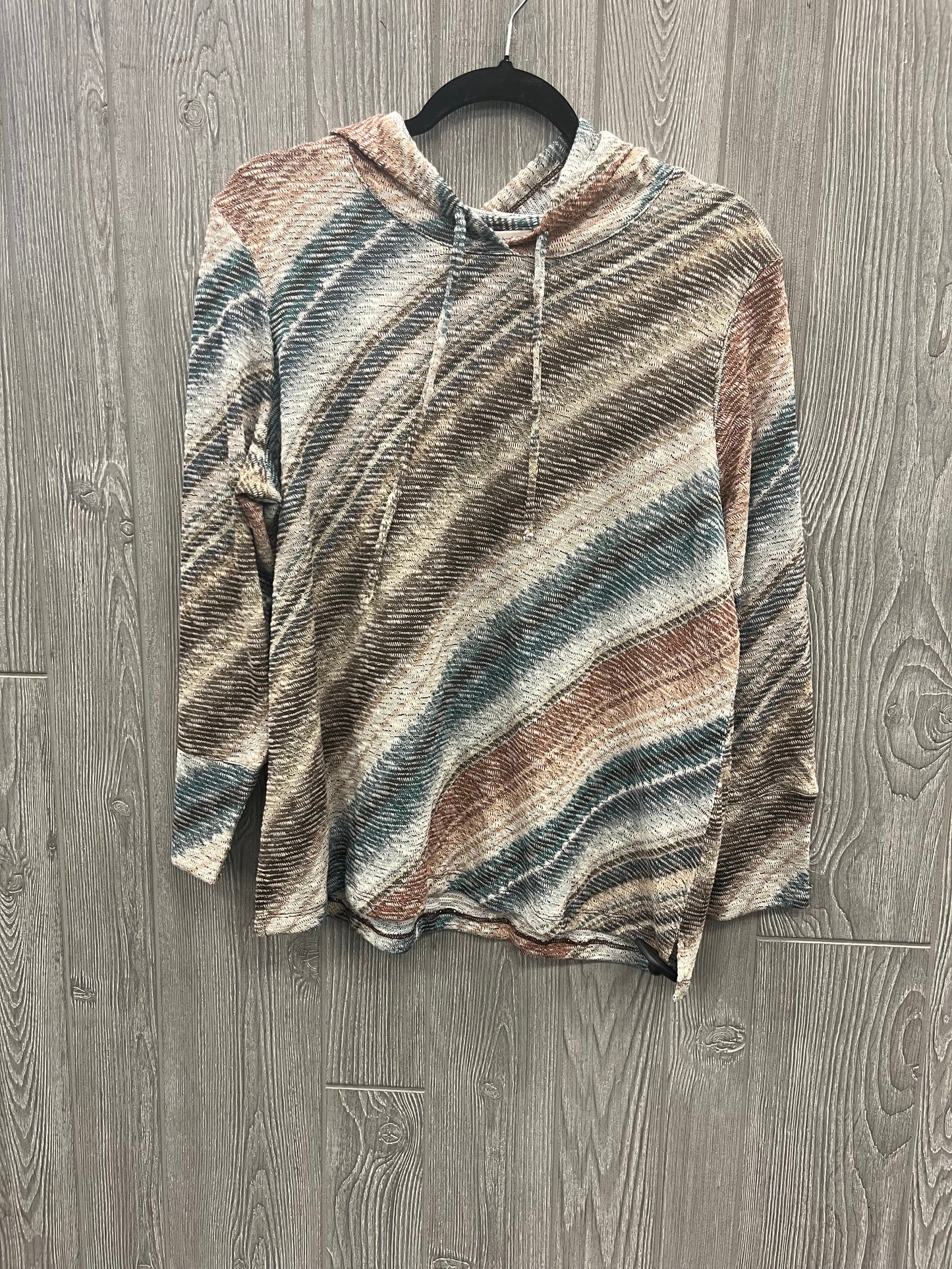 Top Long Sleeve By Christopher And Banks In Multi-colored, Size: Xlp