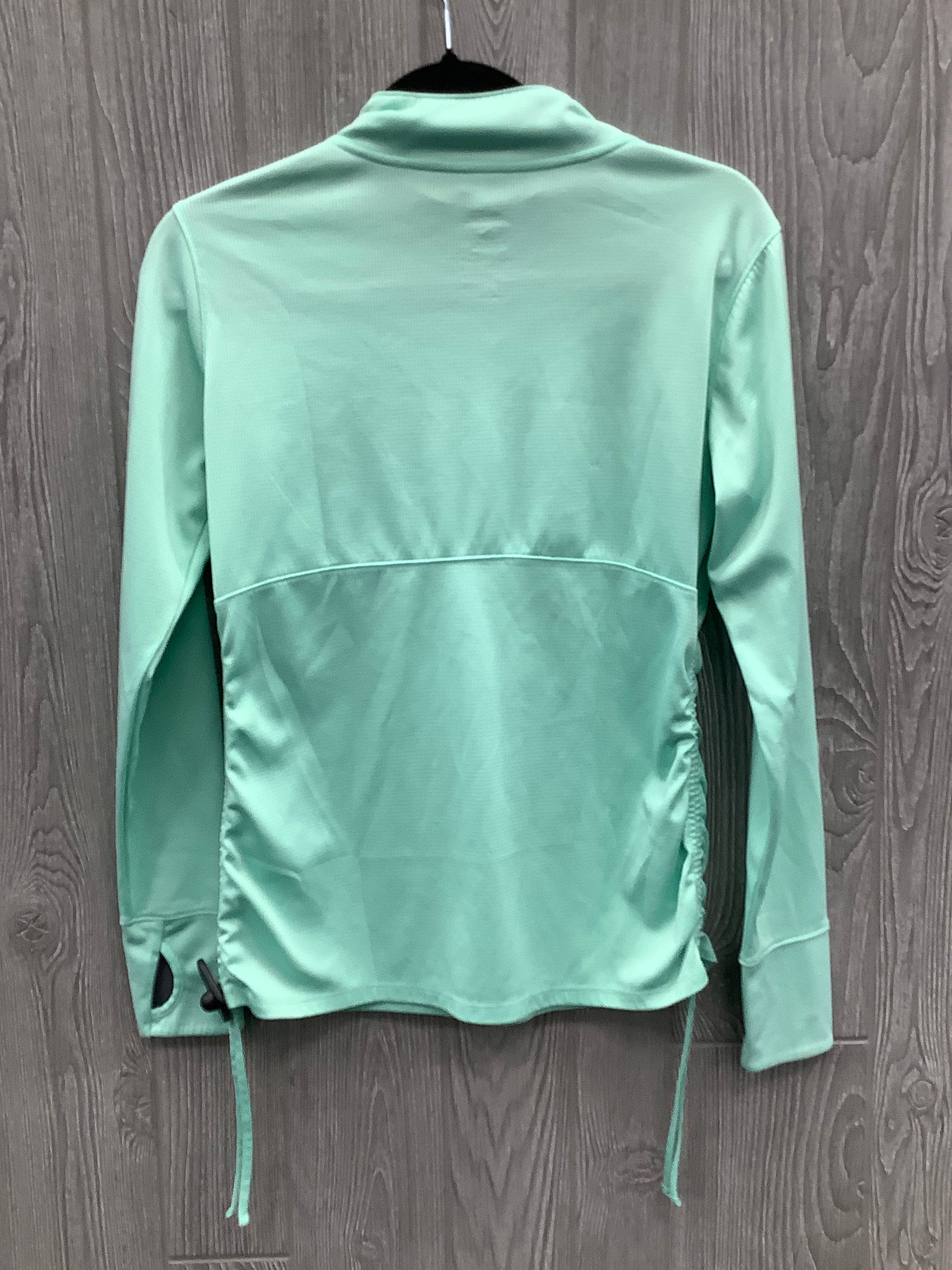 Athletic Top Long Sleeve Collar By Avia In Green, Size: M