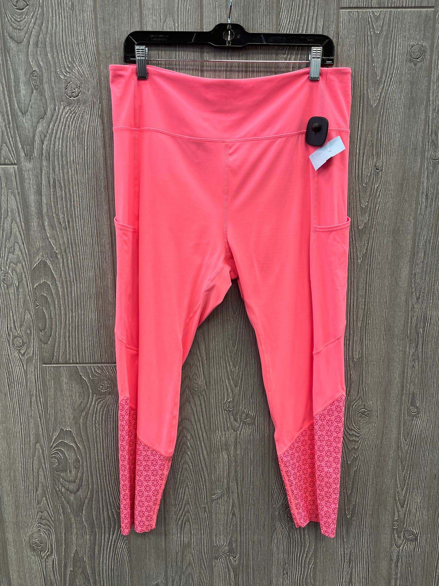 Athletic Leggings By Zyia In Pink, Size: 2x