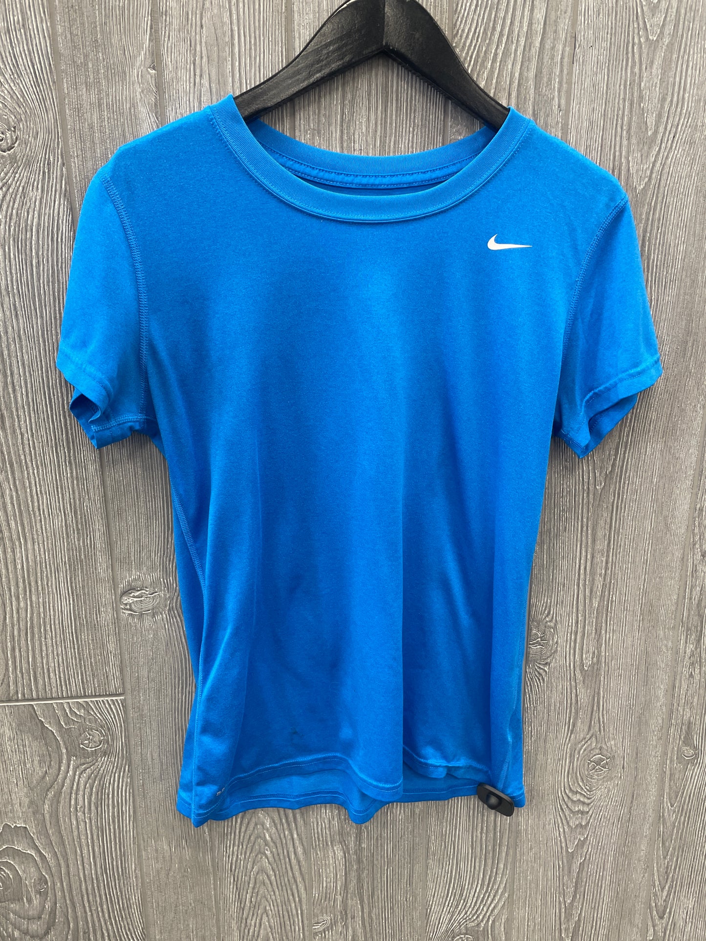 Athletic Top Short Sleeve By Nike Apparel In Blue, Size: M