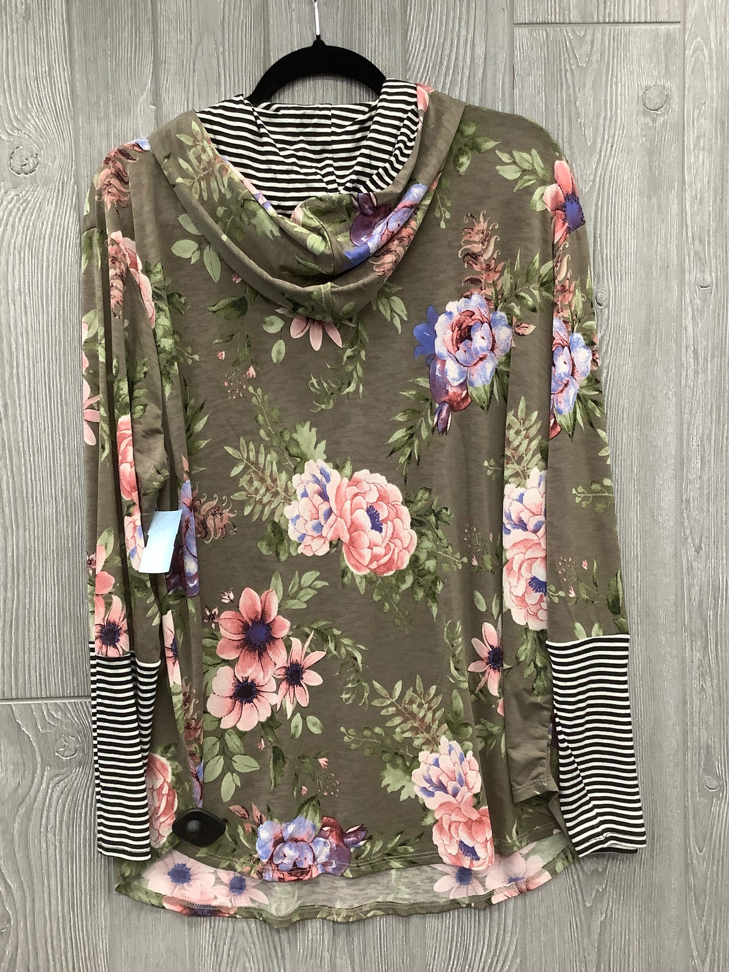 Top Long Sleeve By Honeyme In Multi-colored, Size: Xxl