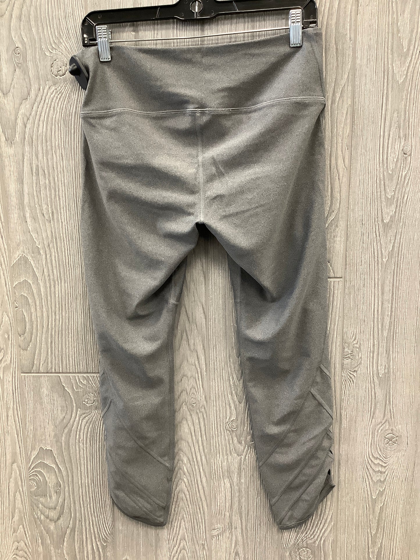 Athletic Leggings By Under Armour In Grey, Size: L