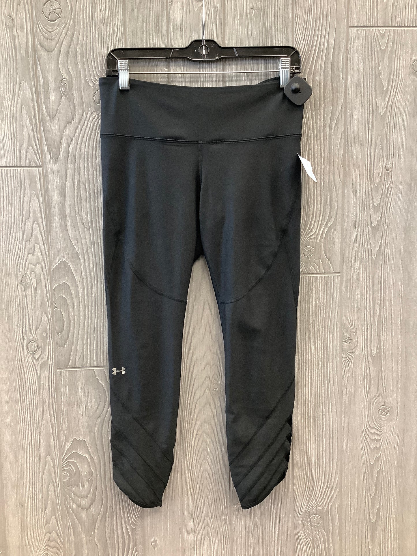 Athletic Leggings By Under Armour In Black, Size: L