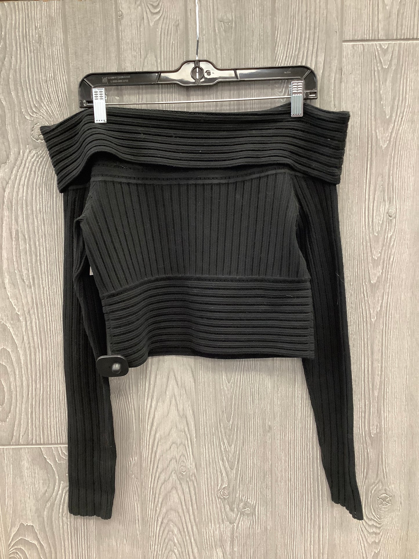 Top Long Sleeve Designer By Diane Von Furstenberg In Black, Size: S