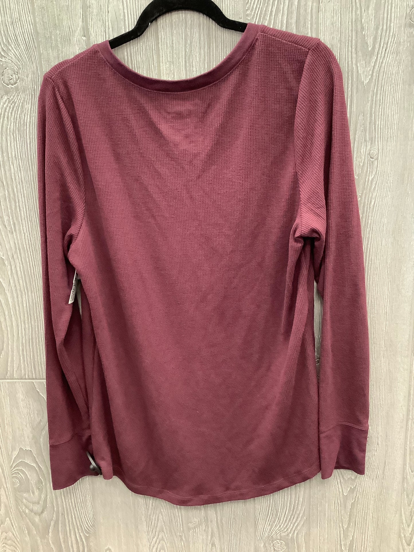 Top Long Sleeve By Time And Tru In Purple, Size: 3x