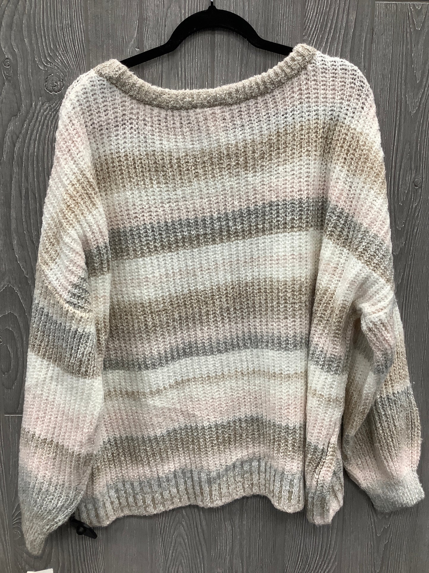 Sweater By Clothes Mentor In Tan, Size: 2x