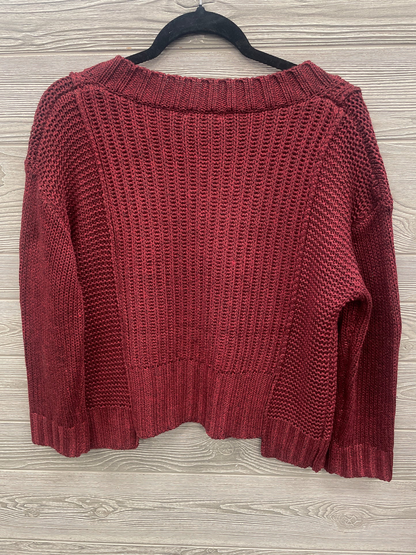 Sweater By Ee Some In Red, Size: S