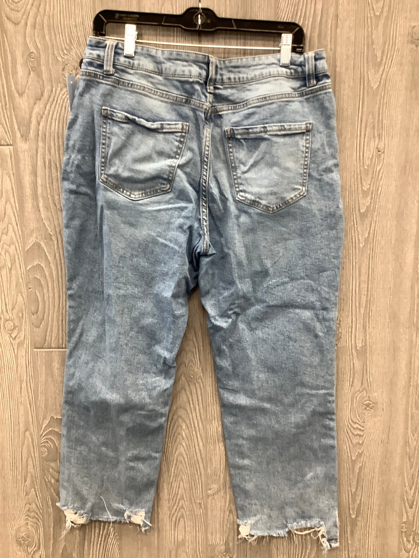 Jeans Straight By Time And Tru In Blue Denim, Size: 12