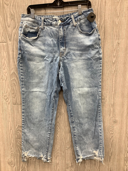 Jeans Straight By Time And Tru In Blue Denim, Size: 12