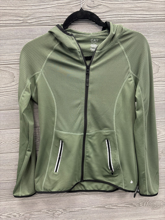 Athletic Top Long Sleeve Hoodie By Clothes Mentor In Green, Size: S