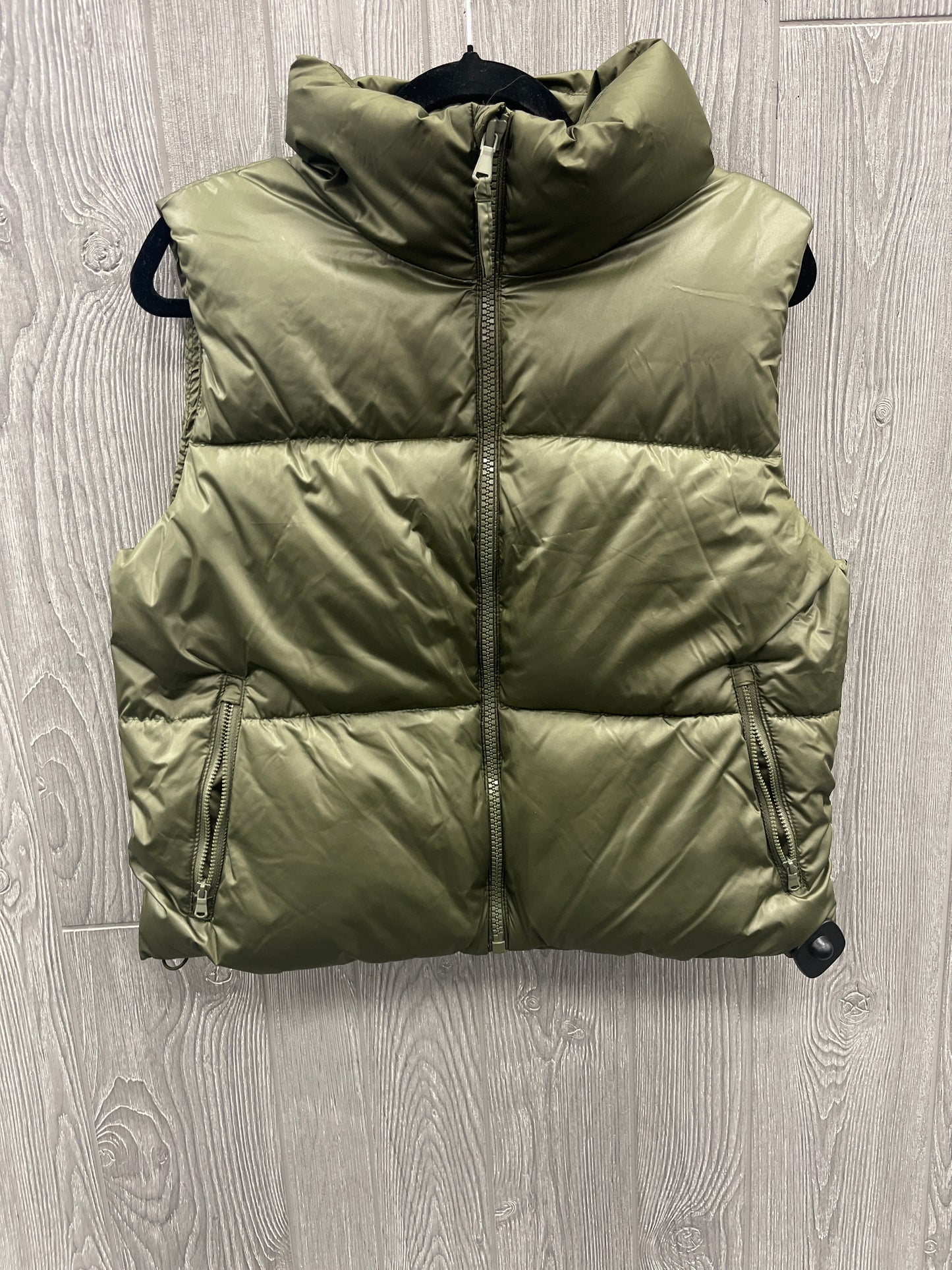 Vest Puffer & Quilted By Old Navy In Green, Size: S