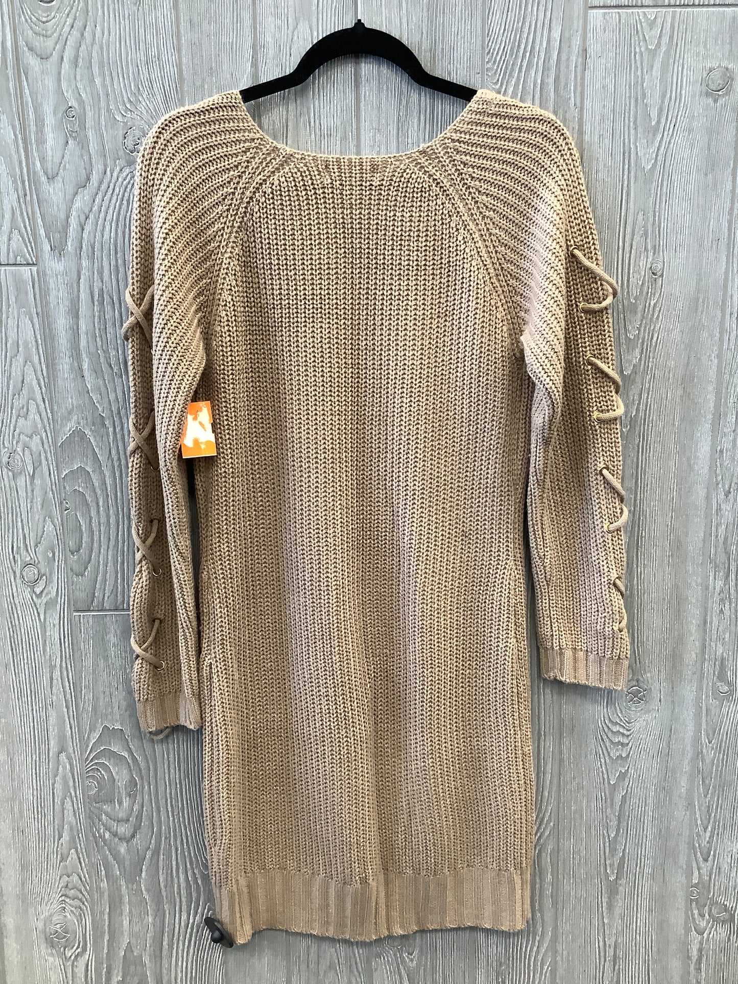 Dress Sweater By Say What In Tan, Size: L