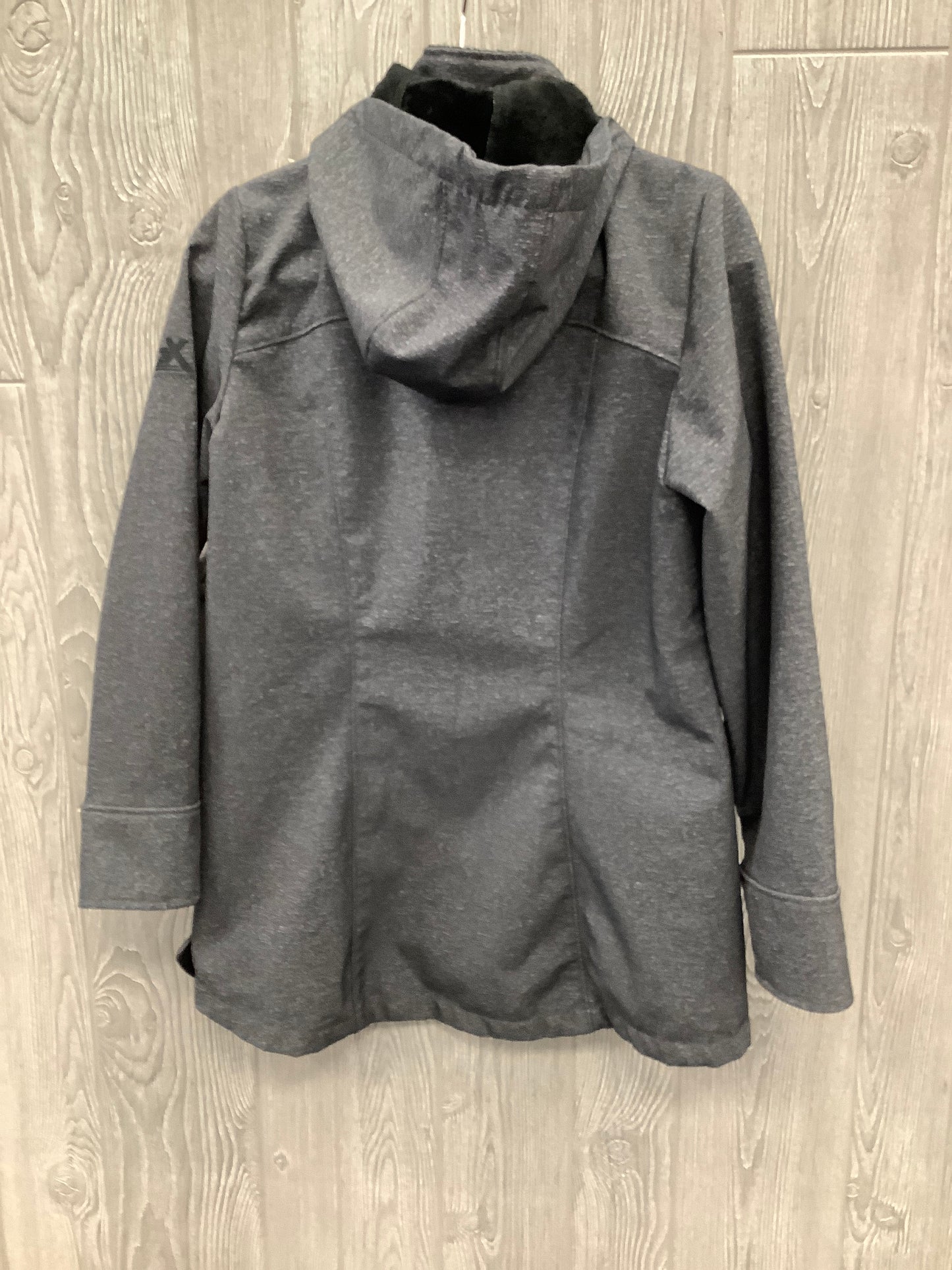 Jacket Puffer & Quilted By Zero Xposure In Grey, Size: M