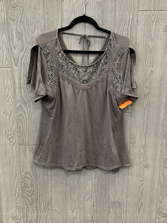 Blouse Short Sleeve By Maurices  Size: L