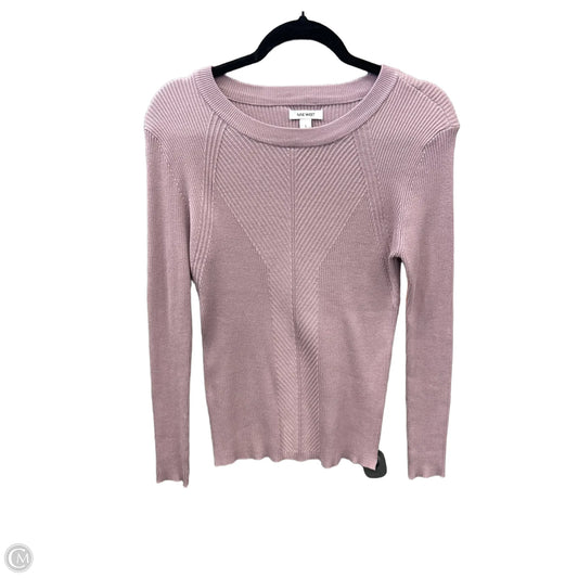 Top Long Sleeve By Nine West In Purple, Size: L