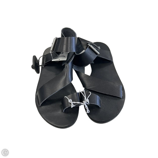 Sandals Flats By Mossimo In Black, Size: 9