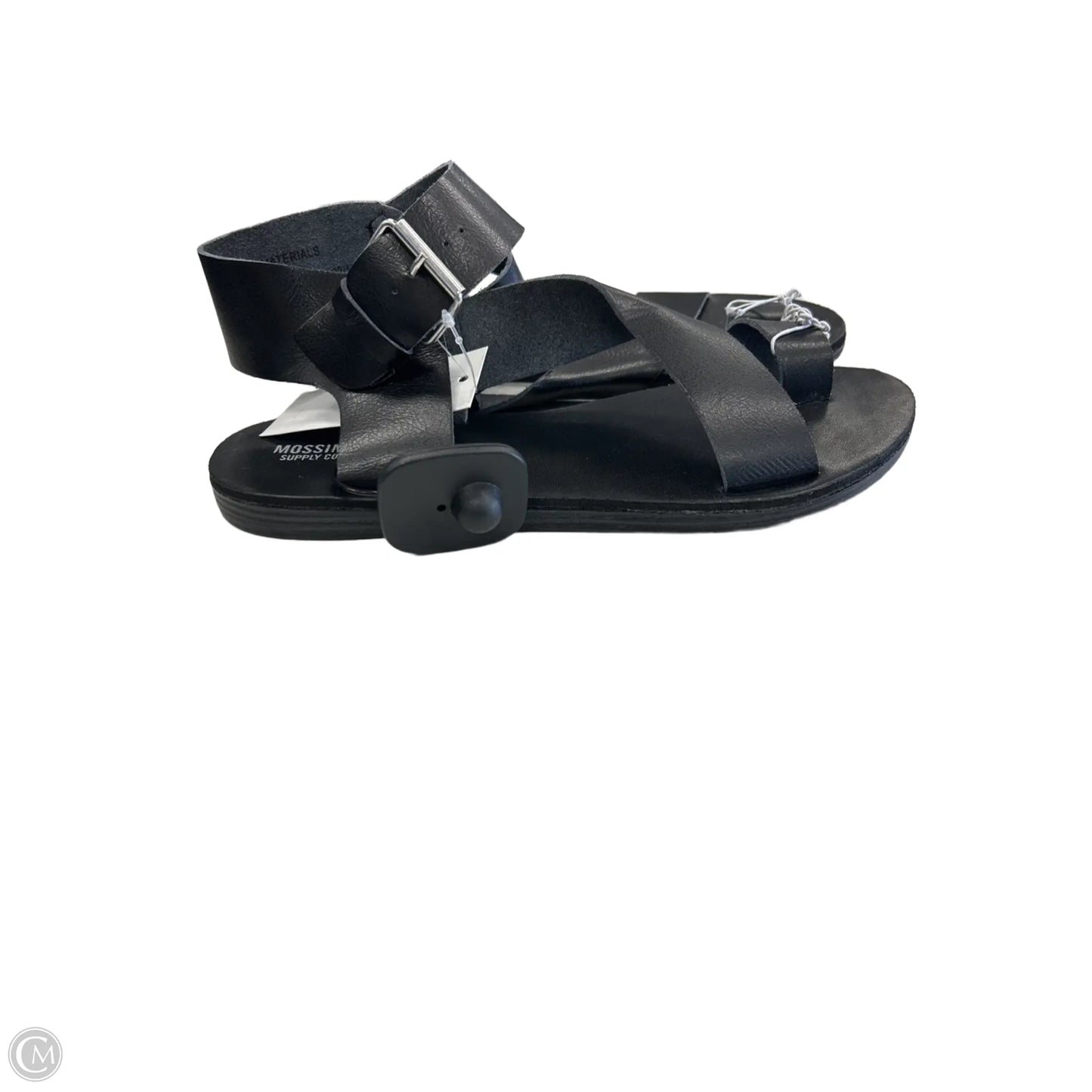 Sandals Flats By Mossimo In Black, Size: 9