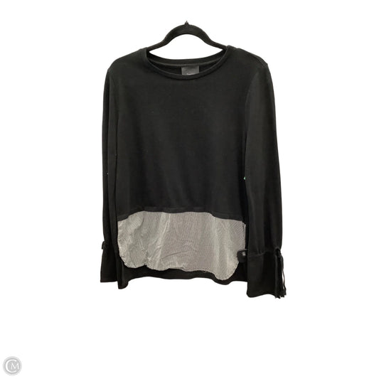 Top Long Sleeve By Lumiere In Black, Size: S