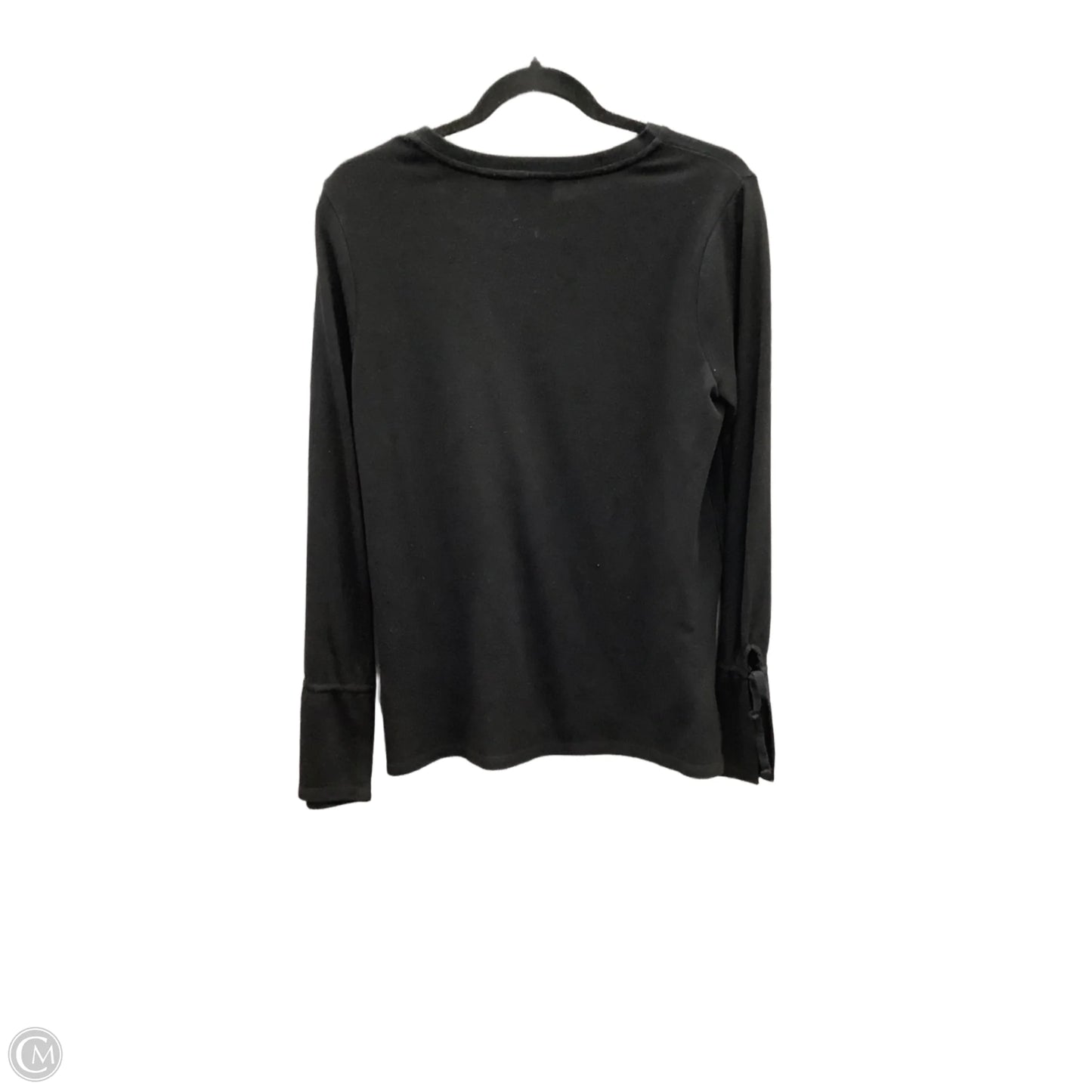 Top Long Sleeve By Lumiere In Black, Size: S