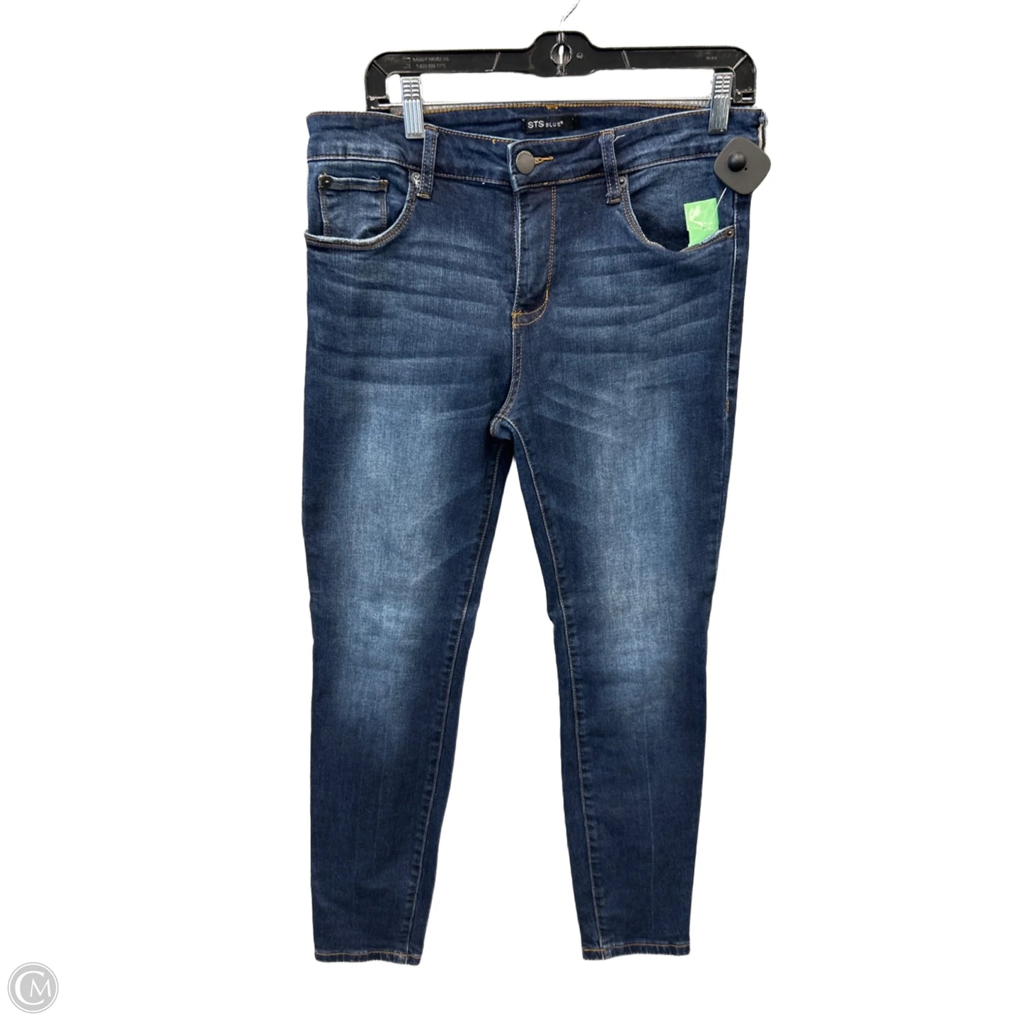 Jeans Skinny By Sts Blue In Blue Denim, Size: 12