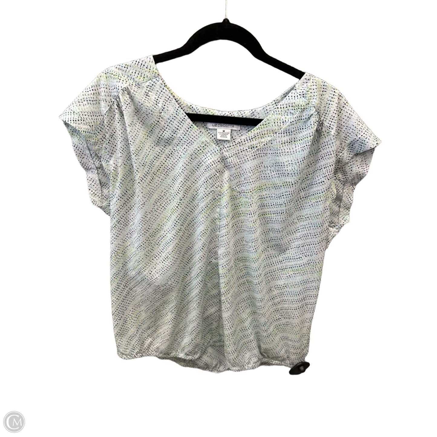 Top Sleeveless By Liz Claiborne In Blue & Green, Size: M