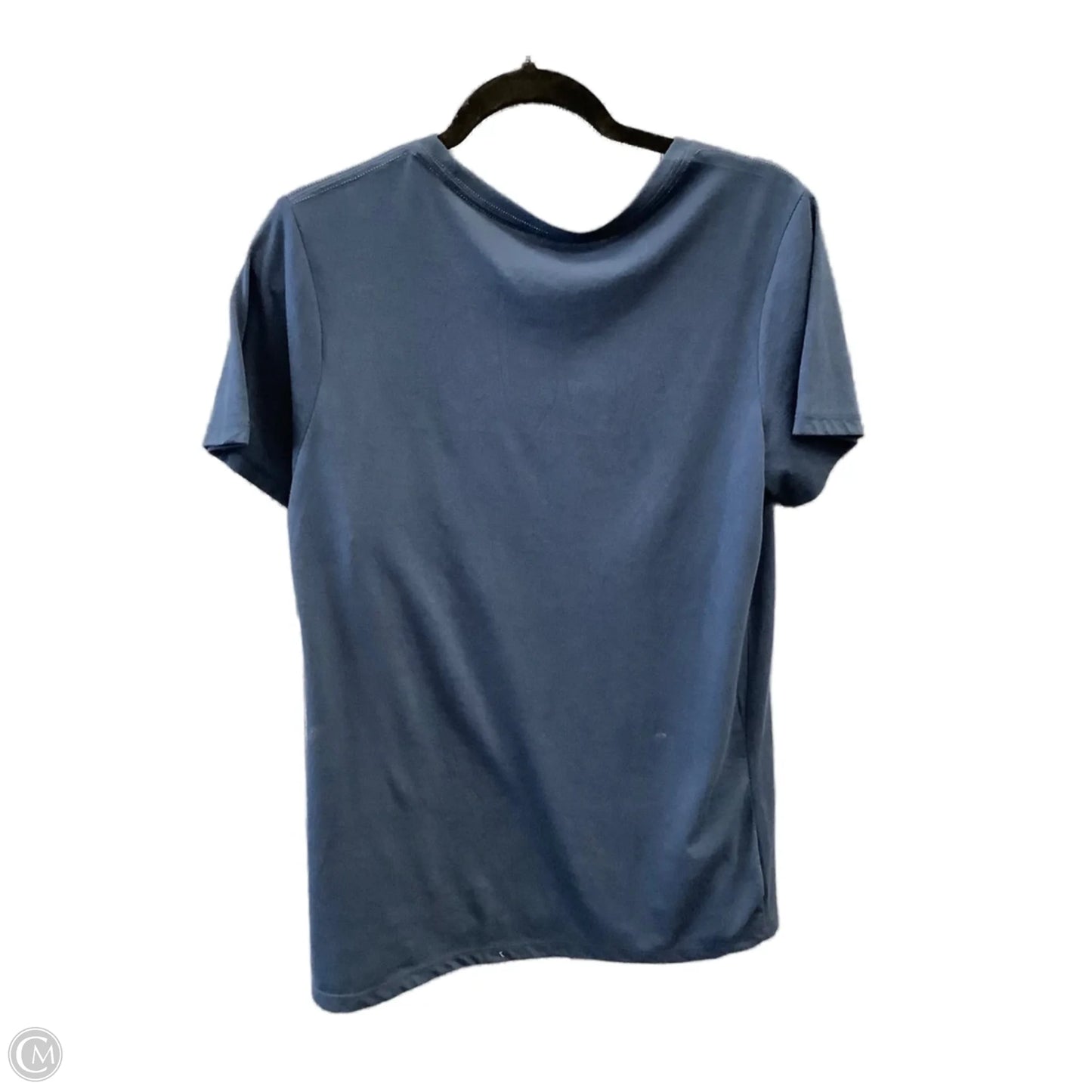 Top Short Sleeve By Clothes Mentor In Navy, Size: M