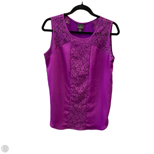 Top Sleeveless By Worthington In Purple, Size: M