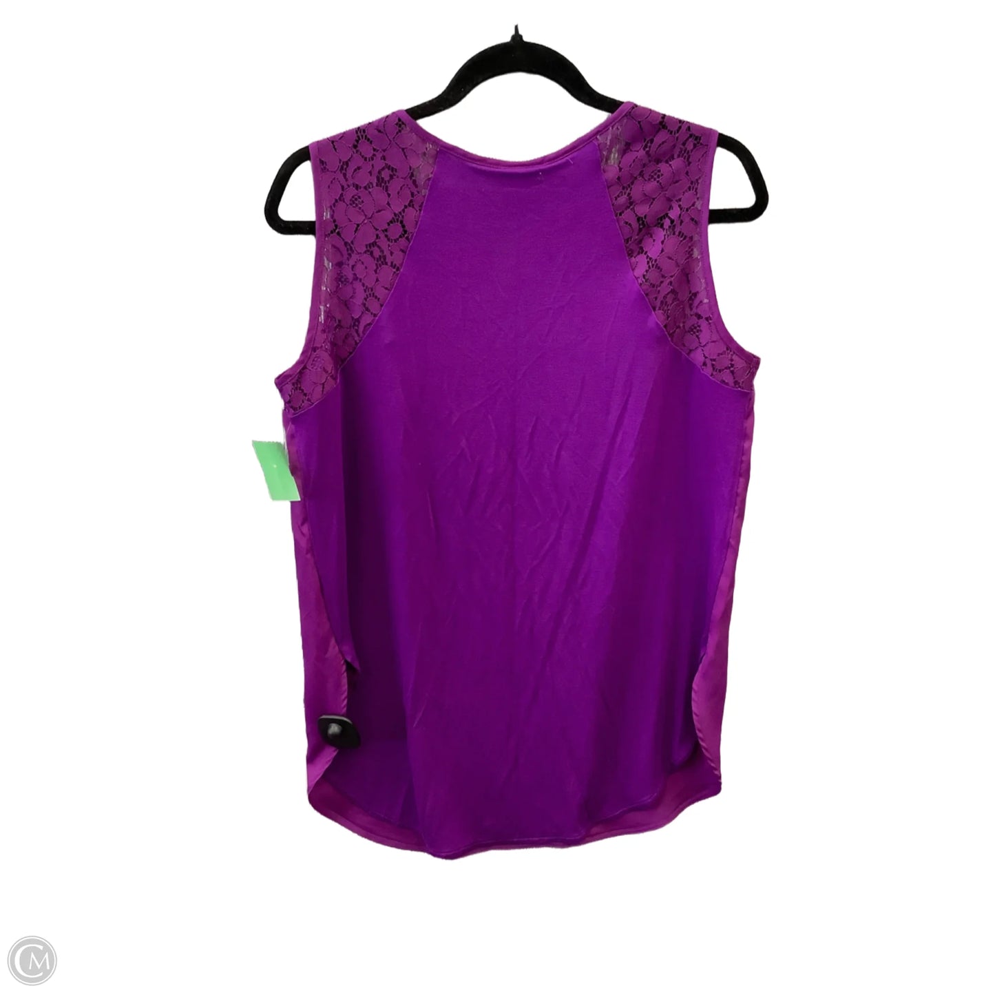 Top Sleeveless By Worthington In Purple, Size: M